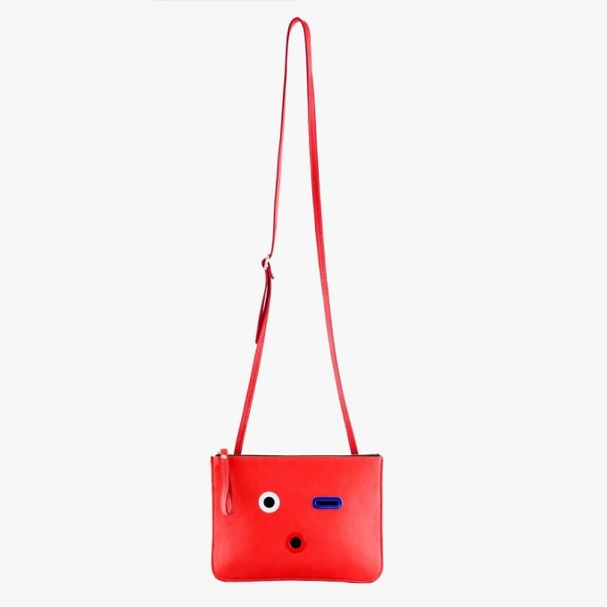 SMILEY BAG. RED